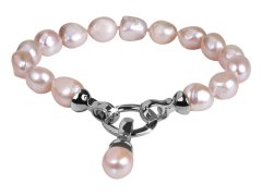 JwL Luxury Pearls Náramek z pravých růžových perel JL0556
