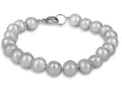 JwL Luxury Pearls Náramek z pravých šedých perel JL0359