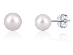 JwL Luxury Pearls Náušnice z pravých mořských perel Akoya JL0659