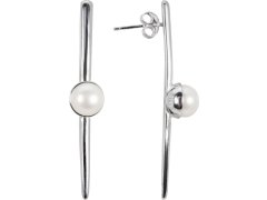 JwL Luxury Pearls Originální stříbrné náušnice s pravou perlou JL0464