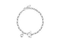 Karl Lagerfeld Stylový ocelový náramek pro ženy Pearl KLAYR06