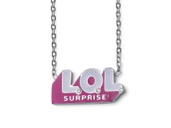 L.O.L. Surprise! Stylový dívčí náhrdelník Logo s krystaly L1012STLOL