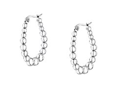 La Petite Story Módní kruhové náušnice z oceli Earrings LPS01AYQ136