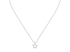 La Petite Story Slušivý stříbrný náhrdelník s hvězdičkou Silver LPS10AWV14