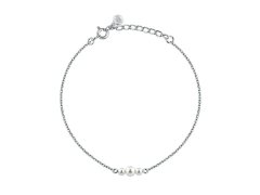 La Petite Story Stříbrný náramek s&nbsp;umělými perličkami Silver LPS05AWV88