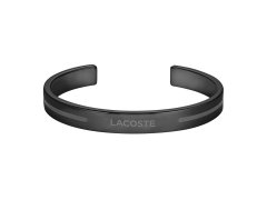 Lacoste Černý otevřený náramek Adventurer 2040528