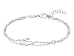 Lacoste Dvojitý ocelový náramek Crocodile 2040580