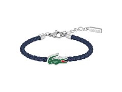 Lacoste Stylový kožený náramek Cutie Croc 2040529