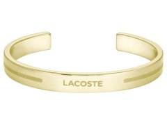 Lacoste Otevřený pevný náramek z&nbsp;pozlacené oceli Adventurer 2040527