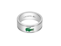 Lacoste Ocelový prsten pro muže Arthor 2040495 62 mm