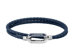 Lacoste Pánský kožený náramek Starboard 2040112 17,5 cm