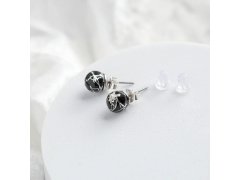 Lampglas Náušnice Night Nude s&nbsp;ryzím stříbrem ENM7/AG/RHO-PU