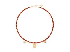 Liu Jo Barevný korálkový náhrdelník z&nbsp;oceli Icones LJ3155