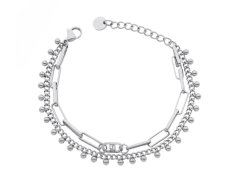 Liu Jo Dvojitý fashion náramek z&nbsp;oceli LJ2999