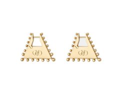 Liu Jo Elegantní trojúhelníkové náušnice z&nbsp;pozlacené oceli LJ3069