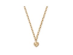 Liu Jo Krásný pozlacený náhrdelník se srdíčkem Fashion LJ2218