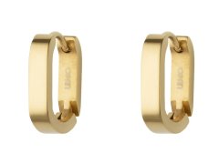 Liu Jo Něžné pozlacené oválné náušnice LJ3006