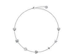Liu Jo Ocelový dámský náhrdelník s&nbsp;krystaly Icones LJ3175