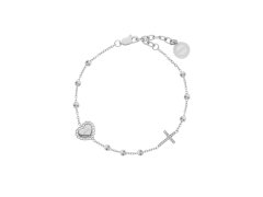 Liu Jo Ocelový náramek s&nbsp;krystaly Icones LJ3207