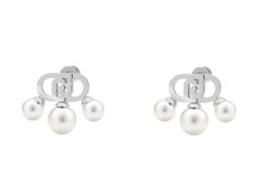Liu Jo Okouzlující ocelové náušnice s&nbsp;perlami Stones LJ3174
