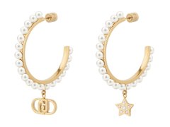 Liu Jo Perlové pozlacené náušnice s&nbsp;přívěsky Stones LJ3168