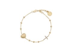 Liu Jo Pozlacený náramek s&nbsp;krystaly Icones LJ3202