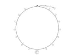 Liu Jo Půvabný náhrdelník se syntetickými perlami LJ3018