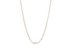 Liu.Jo Romantický bronzový náhrdelník s perličkami Icona LJ1695