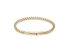 Liu Jo Slušivý pozlacený náramek pro muže MLJ687