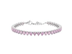 Liu Jo Srdcový tenisový náramek s&nbsp;krystaly Stones LJ3224