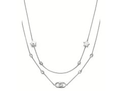 Liu Jo Stylový dvojitý náhrdelník z oceli Fashion LJ2206