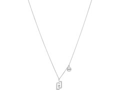 Liu Jo Stylový ocelový náhrdelník s přívěskem Identity LJ1981