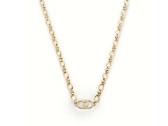 Liu Jo Stylový pozlacený náhrdelník s logem Fashion LJ2201