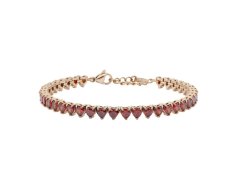 Liu Jo Tenisový náramek s&nbsp;krystaly Srdce Stones LJ3226