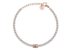 Liu Jo Tenisový pozlacený náramek s&nbsp;krystaly Stones LJ3218