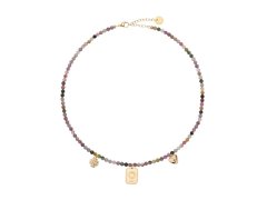 Liu Jo Úchvatný korálkový náhrdelník z&nbsp;oceli Icones LJ3156