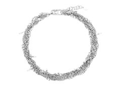 Liu Jo Vrstvený náhrdelník Choker s&nbsp;krystaly a&nbsp;perličkami LJ3072