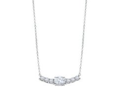 Lotus Silver Dechberoucí stříbrný náhrdelník s čirými krystaly Swarovski LP2011-1/1
