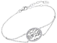 Lotus Silver Něžný stříbrný náramek Strom života s čirými zirkony LP1746-2/1