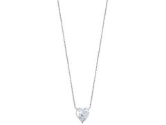 Lotus Silver Romantický stříbrný náhrdelník se srdcem LP2004-1/1