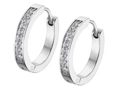 Lotus Style Kruhové ocelové náušnice Urban Woman LS2329-4/1