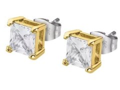 Lotus Style Módní pozlacené náušnice pecky LS2166-4/3