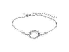 Lotus Style Ocelový náramek se třpytivým přívěskem Woman Basic LS2176-2/1