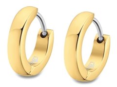 Lotus Style Pozlacené kruhové náušnice z&nbsp;oceli LS2226-4/1