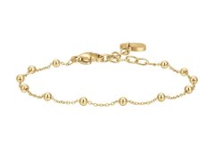 Luca Barra Dámský pozlacený náramek s&nbsp;kuličkami BK2779