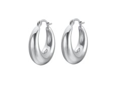 Luca Barra Elegantní kruhové náušnice z&nbsp;oceli OK1393