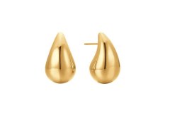 Luca Barra Pozlacené náušnice z&nbsp;oceli Tear Drop OK1370