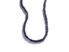 Marc Malone Černý korálkový náhrdelník pro muže MCGN5078