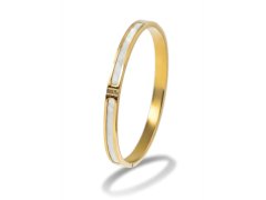 Marc Malone Elegantní pevný náramek pro ženy Haley MCB250396G