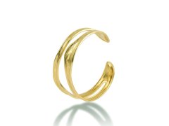 Marc Malone Elegantní pozlacený pevný náramek Talina MCB260613G